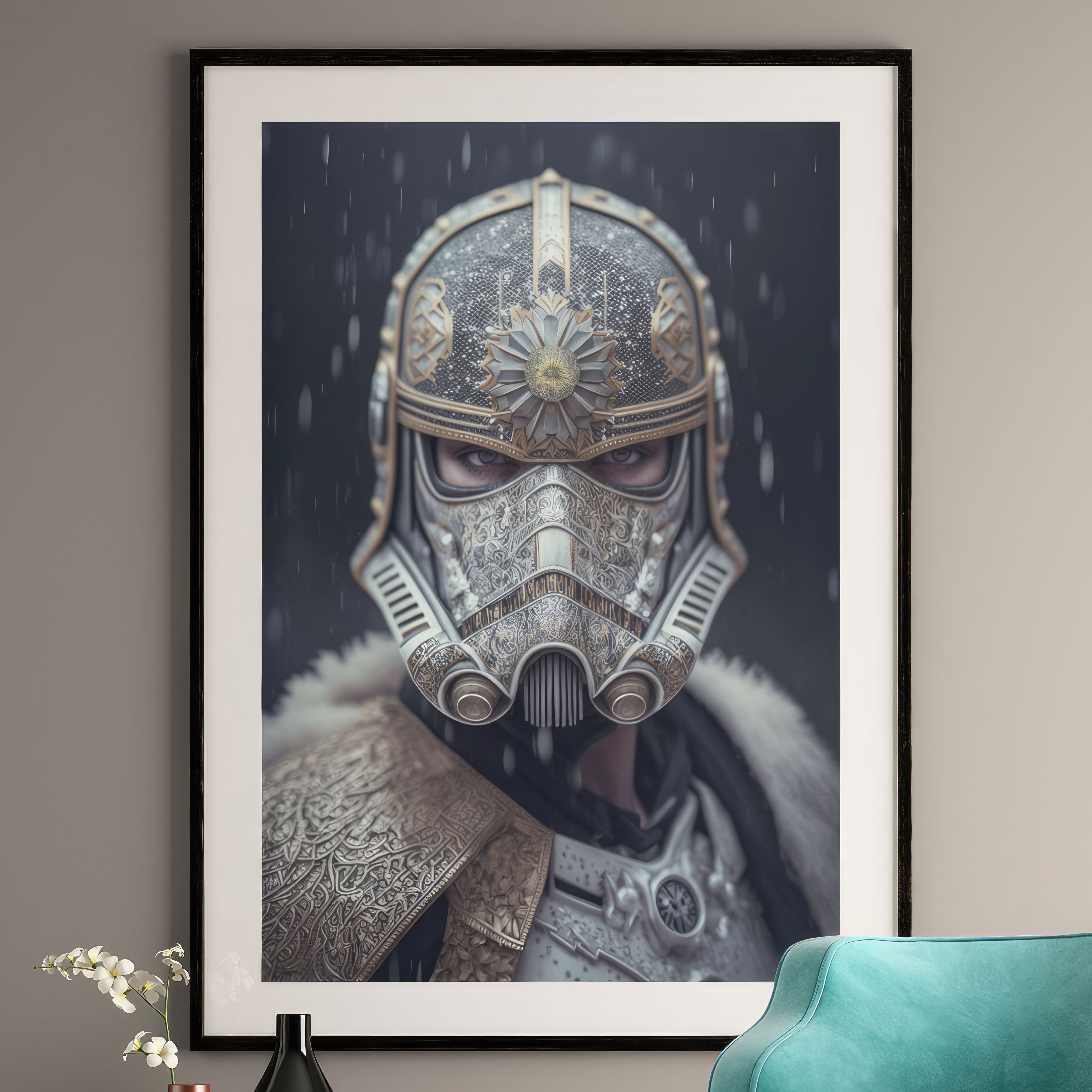 Joan of Arc Stormtrooper Art Print - Star Wars Poster