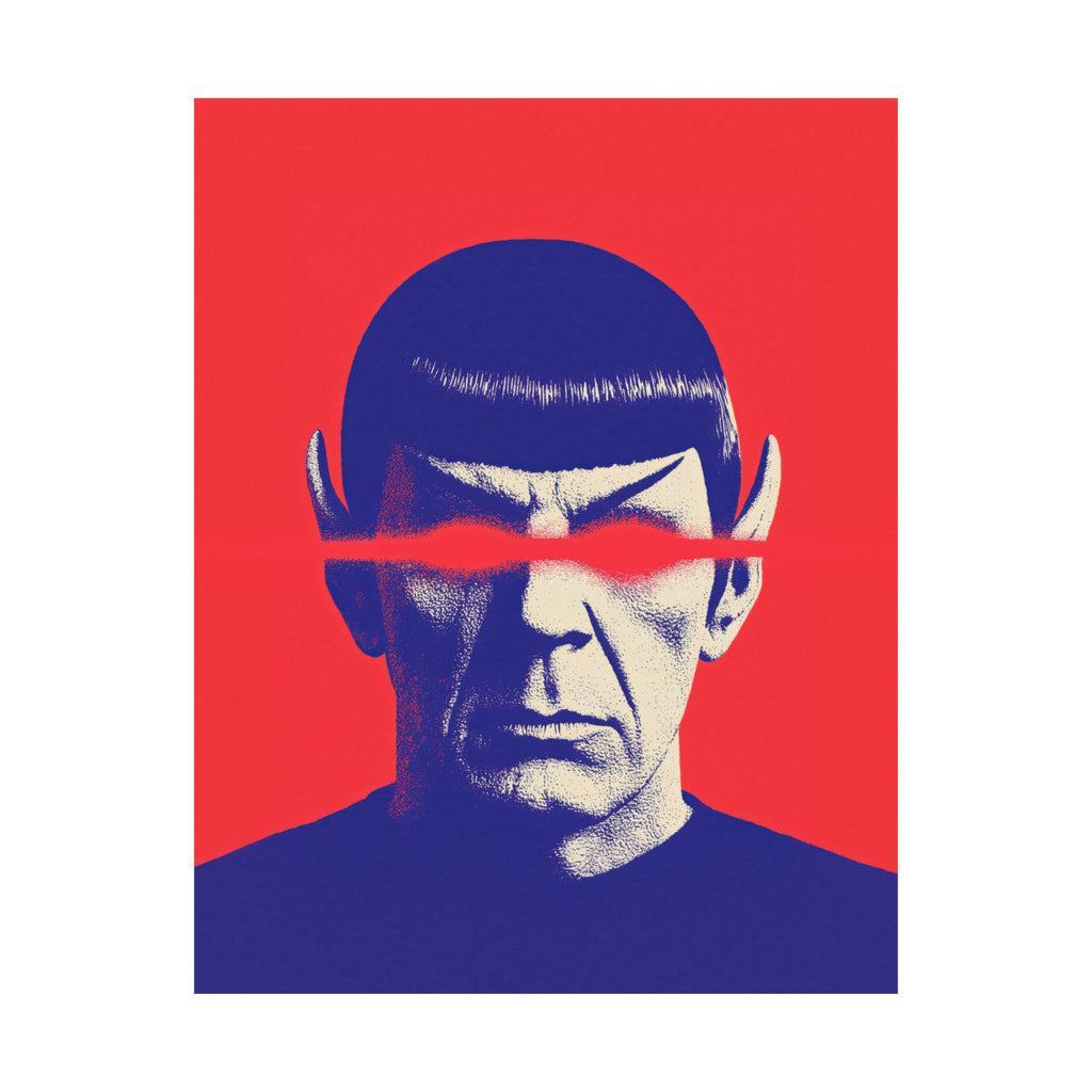 Spock Art Print - Star Trek Pop Art - Vulcan Portrait