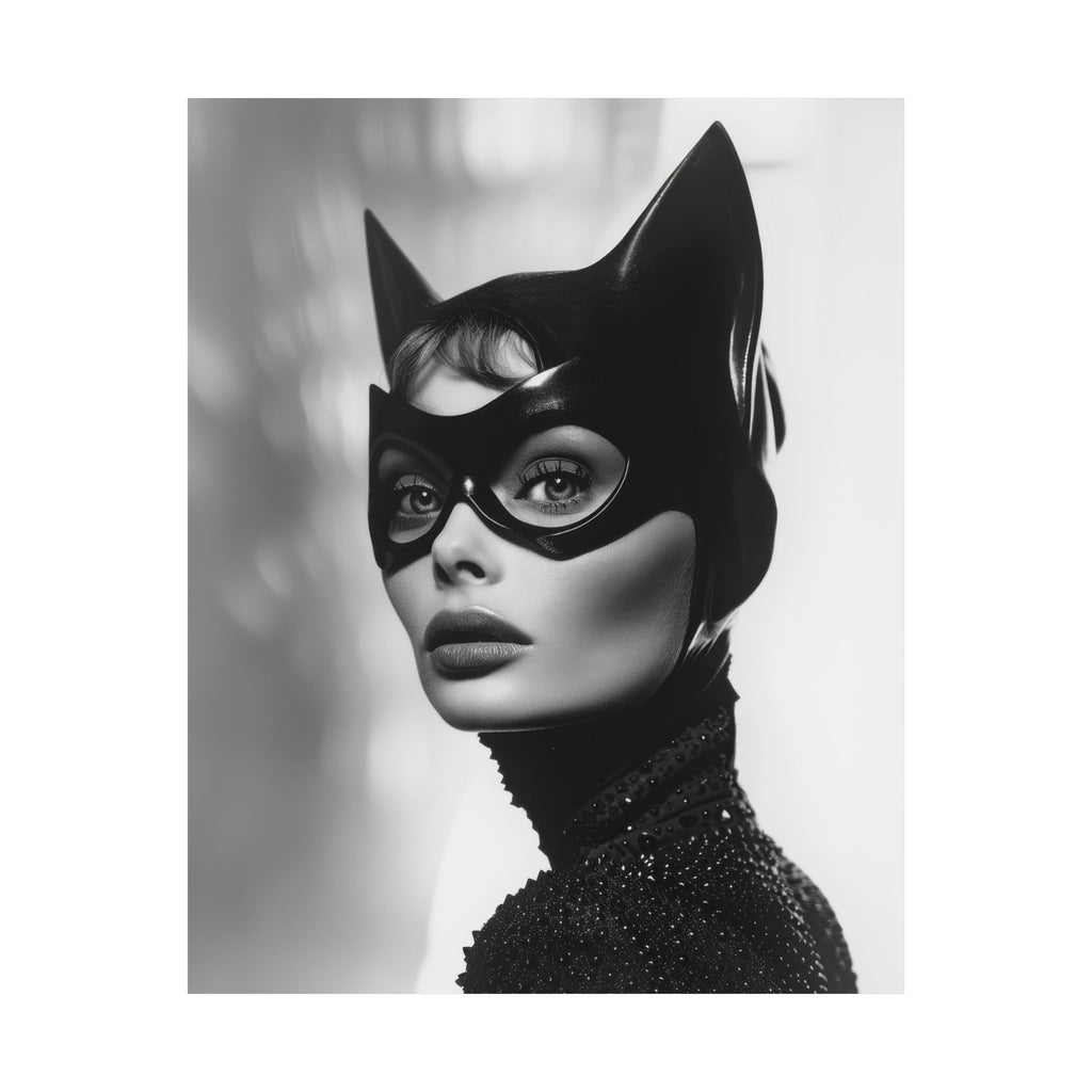 Audrey Hepburn Catwoman Portrait - Vintage Hollywood