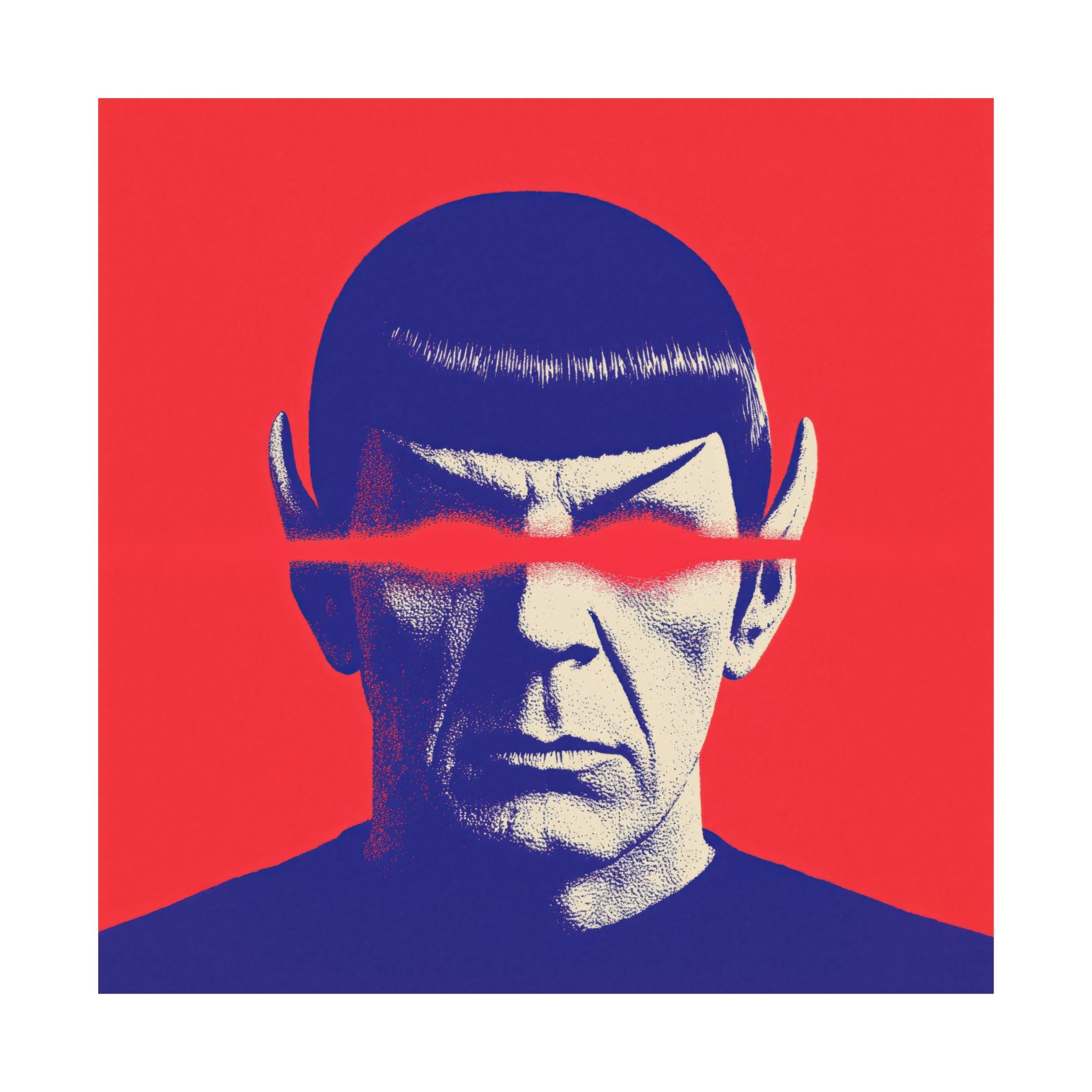 Spock Art Print - Star Trek Pop Art - Vulcan Portrait