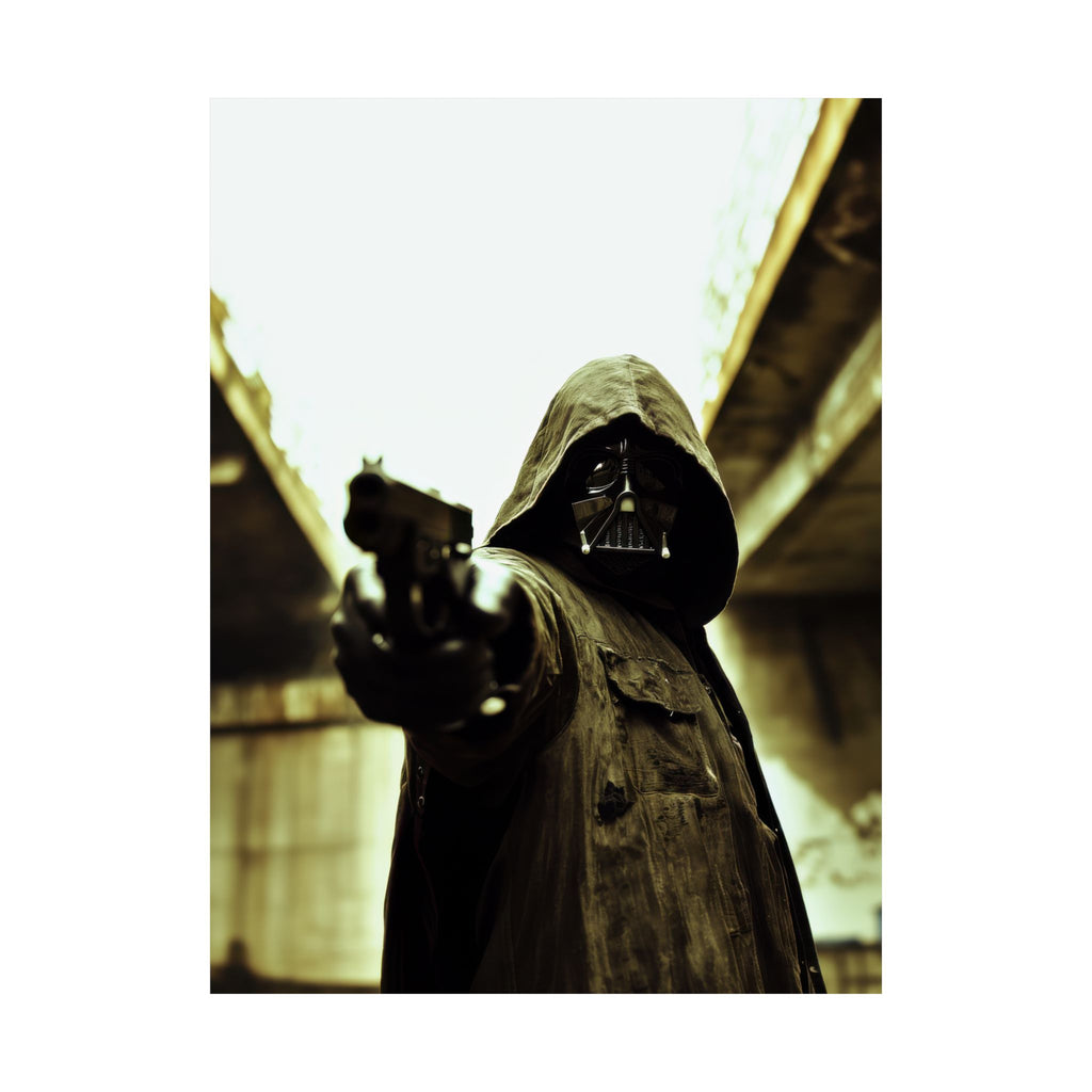 Darth Vader Urban Decay Art Print - Star Wars Wall Art