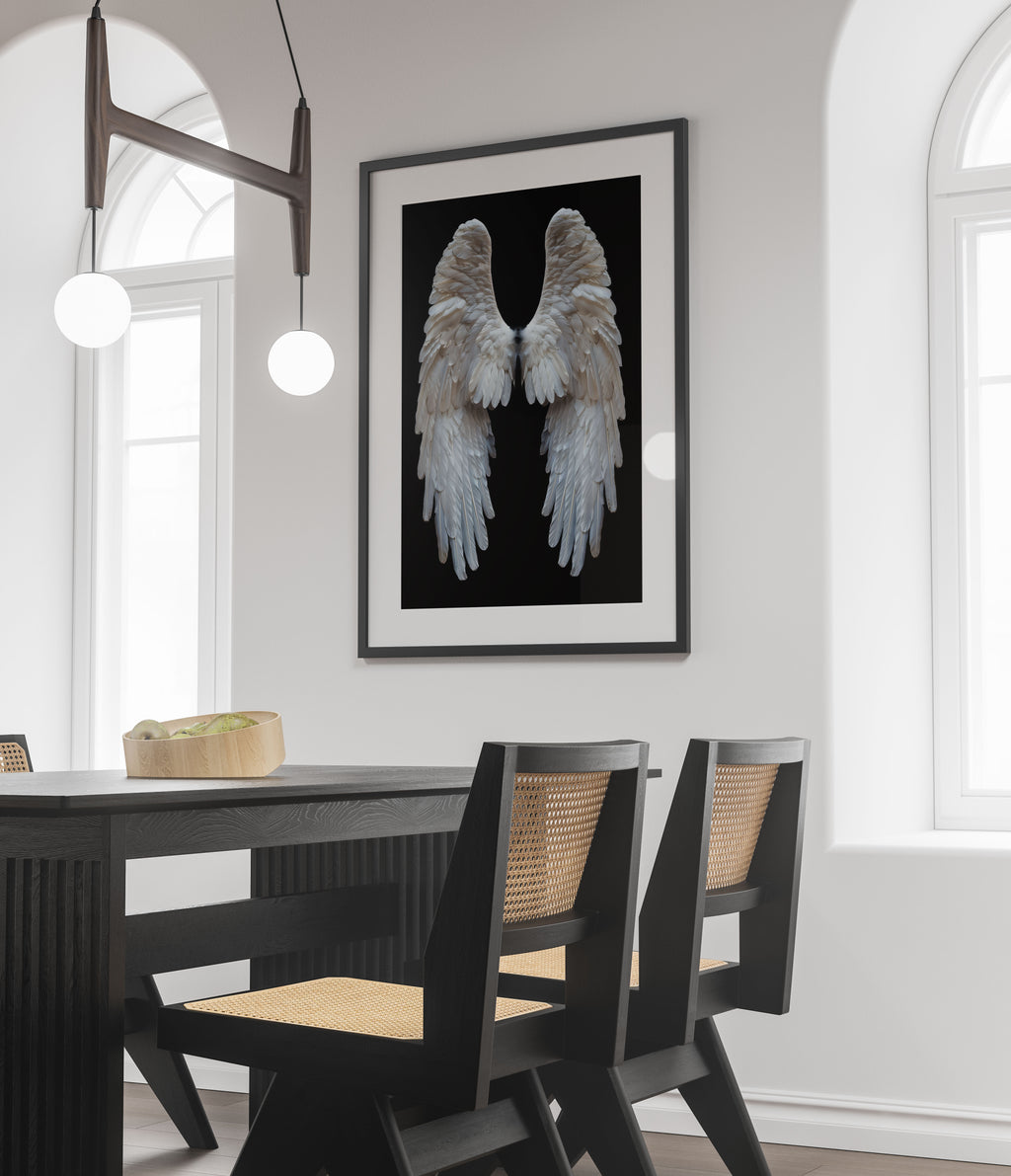 Angel Wings Art Print - Serene Home Decor