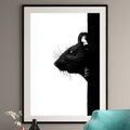 Gothic Mouse Art Print - Black and White Wall Art