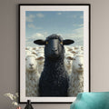 Black Sheep Art Print - Unique Wall Art