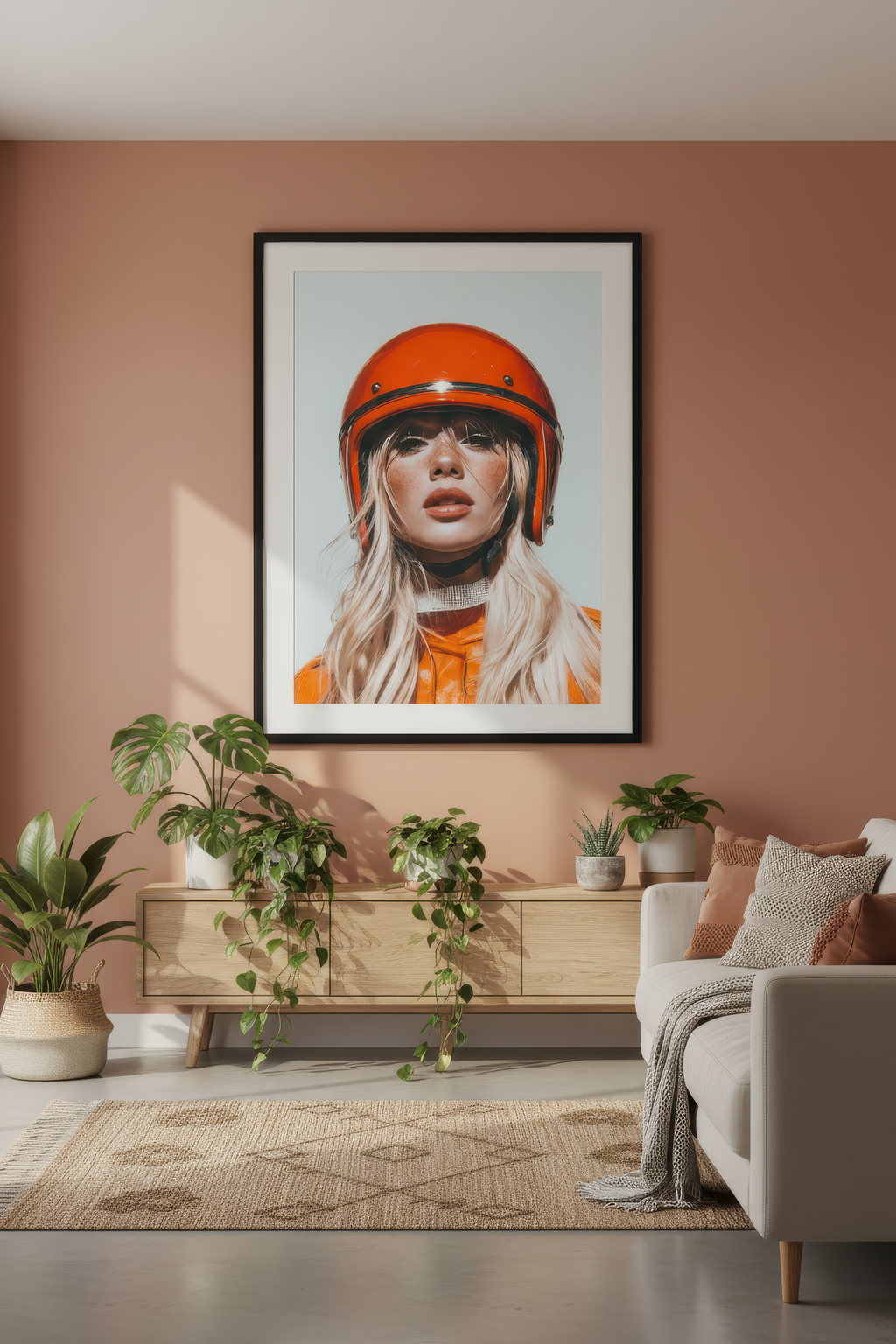 Retro Racer Art Print - 70s Inspired Wall Art - Boho Home Decor