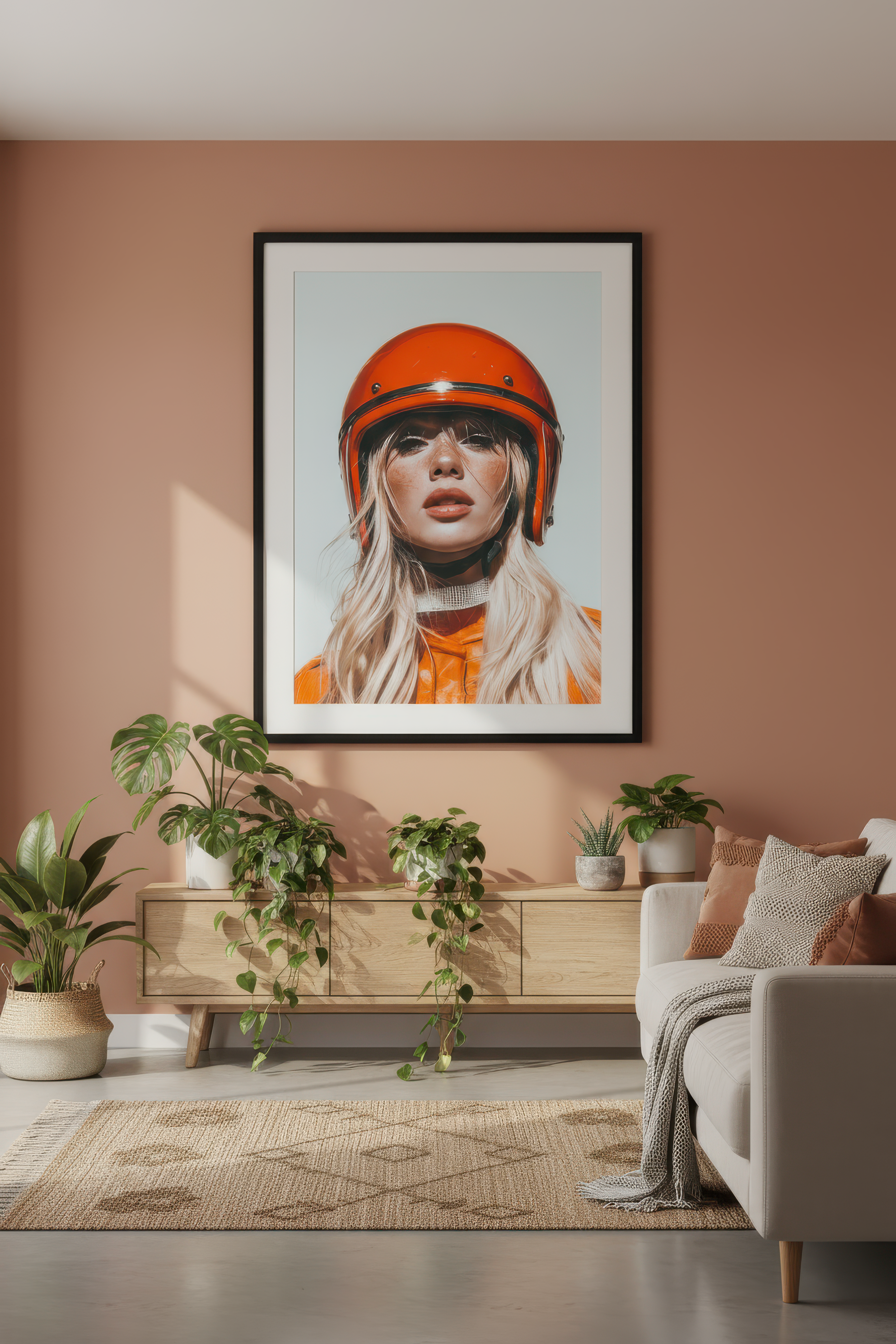 Retro Racer Art Print - 70s Inspired Wall Art - Boho Home Decor