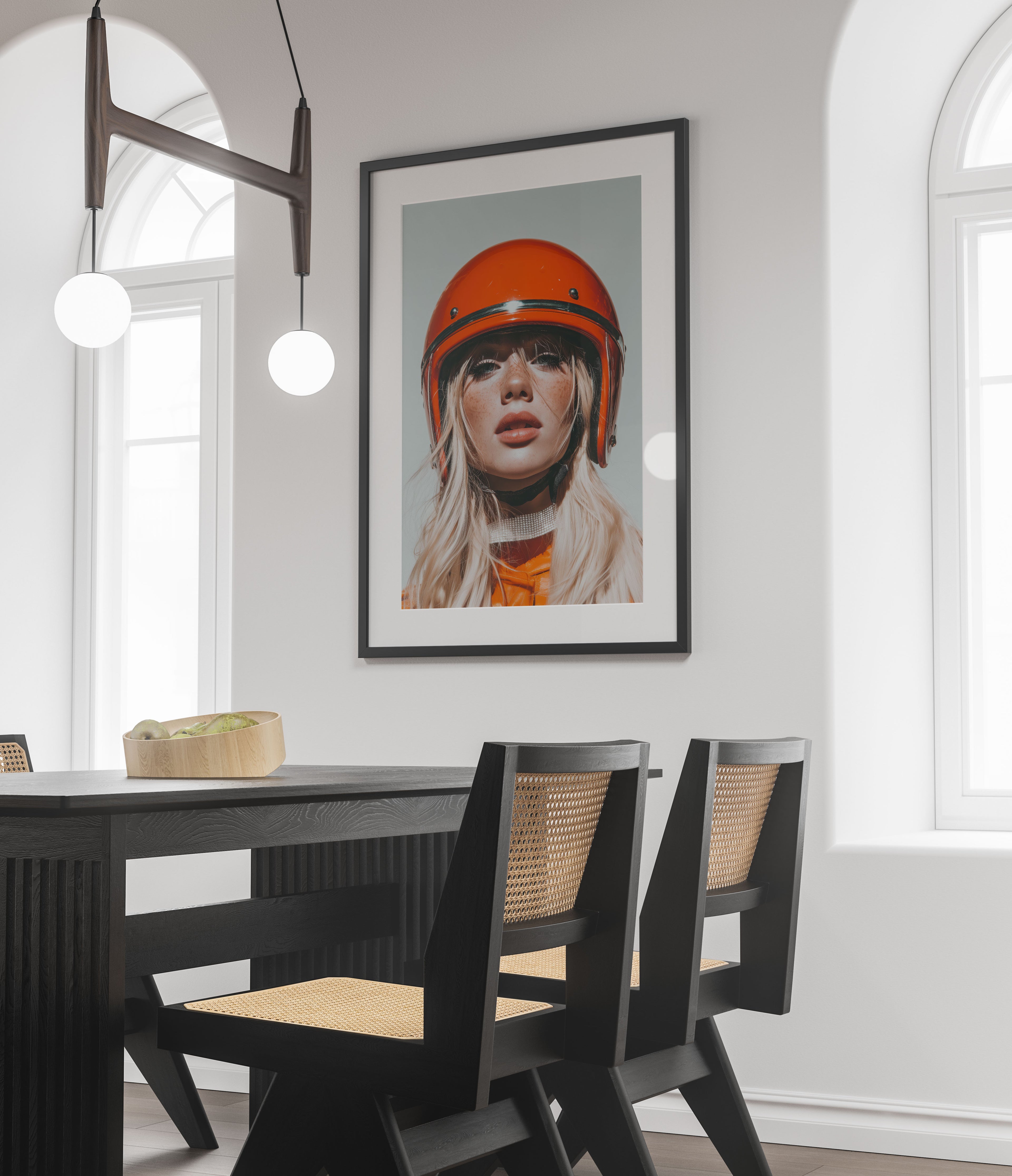 Retro Racer Art Print - 70s Inspired Wall Art - Boho Home Decor