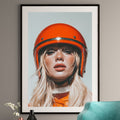 Retro Racer Art Print - 70s Inspired Wall Art - Boho Home Decor