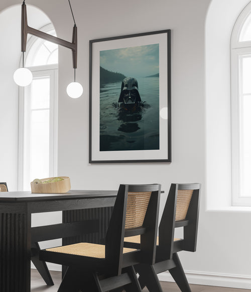 Darth Vader Art Print - Minimalist Star Wars Wall Art