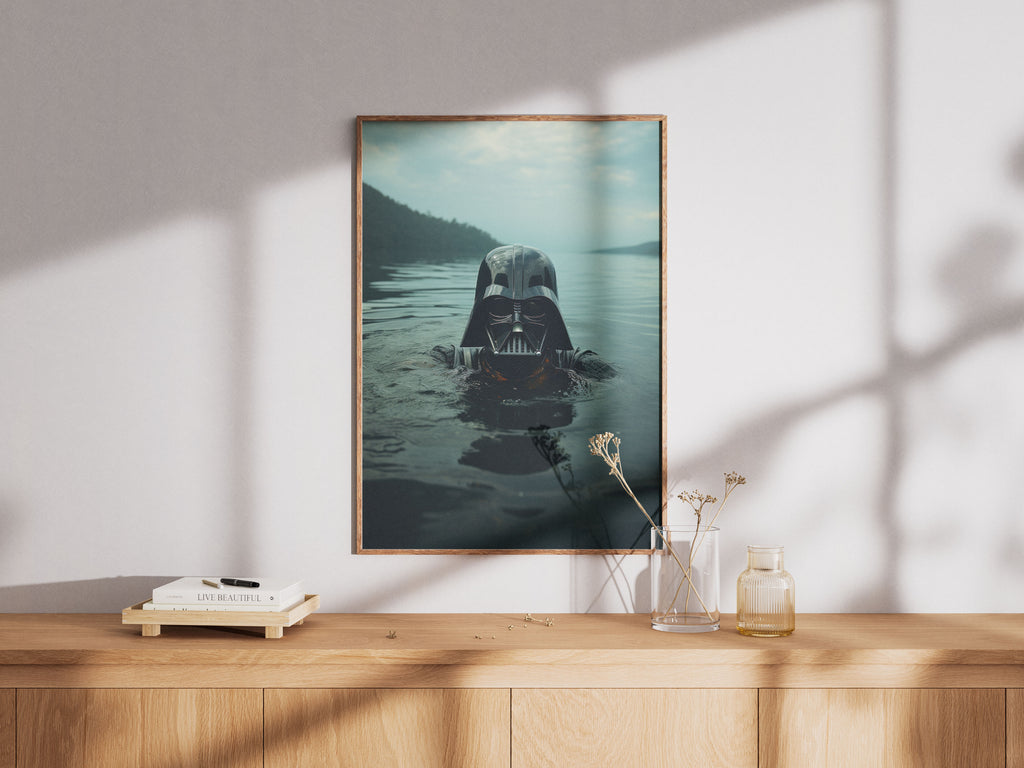 Darth Vader Art Print - Minimalist Star Wars Wall Art