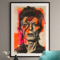 David Bowie Risograph Print - 70s Pop Art