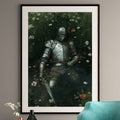 Fallen Knight II Art Print – Gothic Medieval Wall Art – Dark Academia Decor