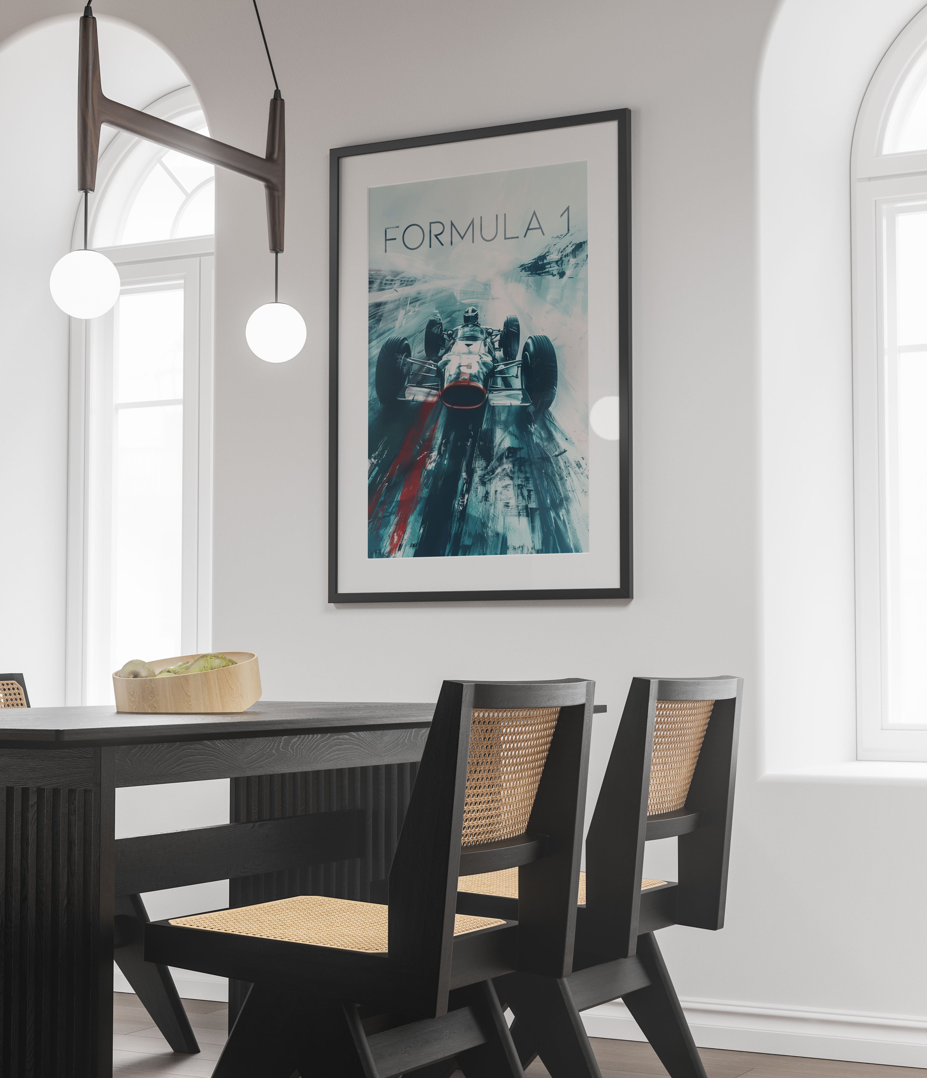 Vintage Formula 1 Art Print - Nostalgic Racing Decor