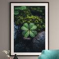 Four Leaf Clover Art Print - Irish Luck
