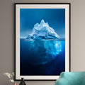 Dramatic Iceberg Art Print - Ocean Wall Art