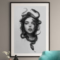 Medusa Portrait Art Print – Modern Mythology Decor