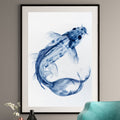 Koi Fish X-Ray Art Print - Ethereal Coastal Decor