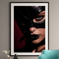 Femme Fatale Art Print - Dark Beauty Wall Art - Moody & Seductive Boudoir Decor