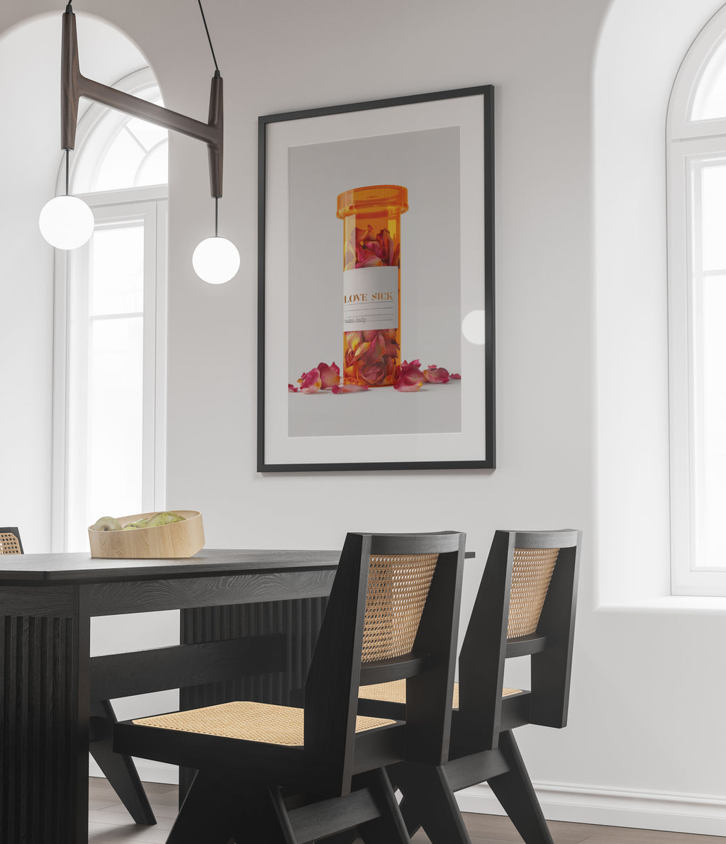 Love Sick Art Print - Romantic Wall Decor