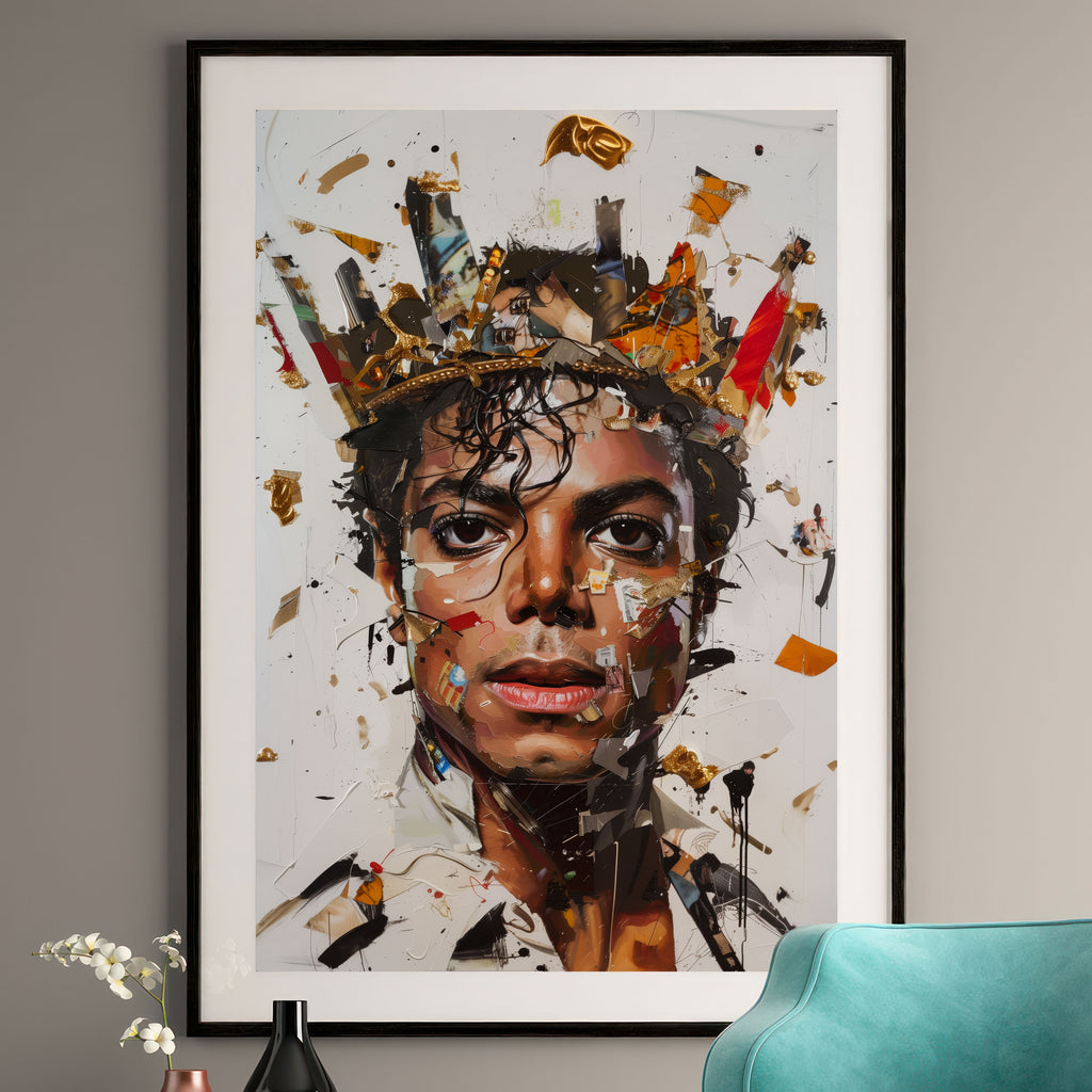 Michael Jackson Pop Art Print - King of Pop Wall Art