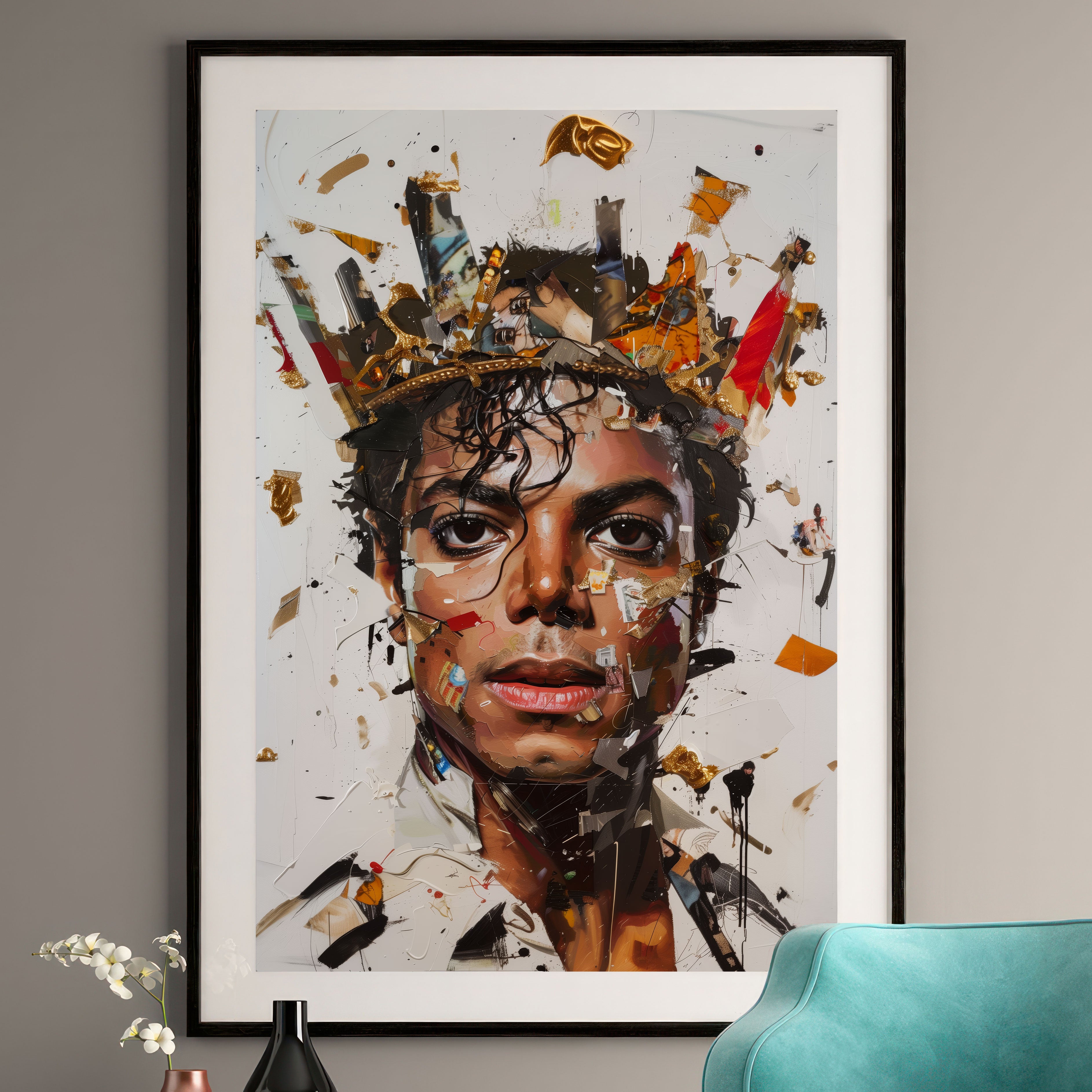 Michael Jackson Pop Art Print - King of Pop Wall Art