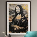 Banksy Mona Lisa Print - Graffiti Art - Street Art Decor