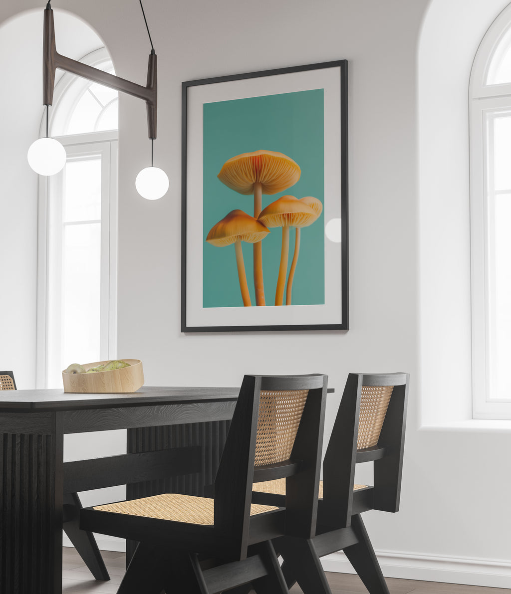 Mushroom Art Print - Enchanting Mushroom Medley Wall Art
