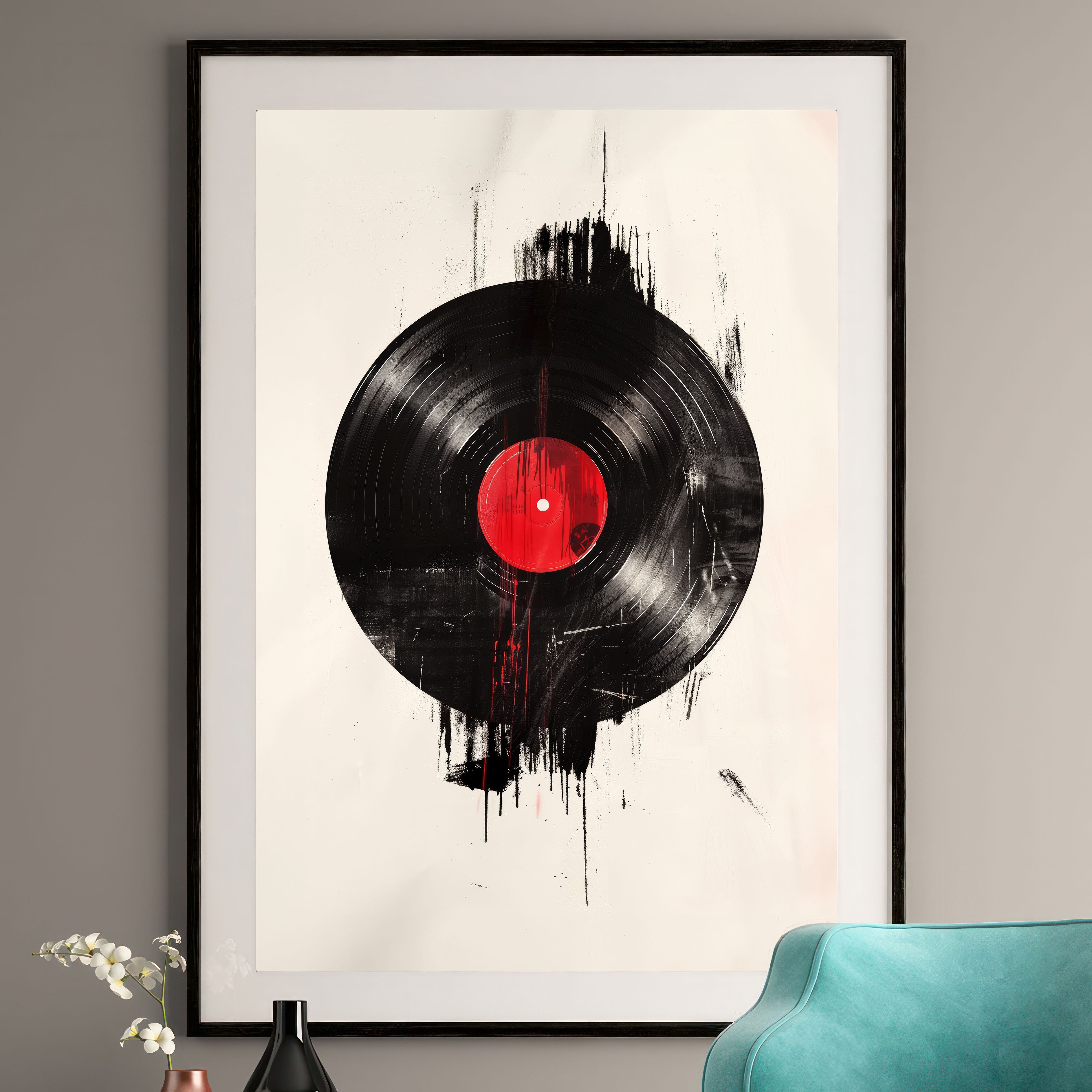 Vinyl Record Art Print - Vinyl Revival Pop Art Print