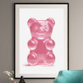 Gummy Bear Art Print - Pop Art Wall Decor - Y2K Aesthetic Art
