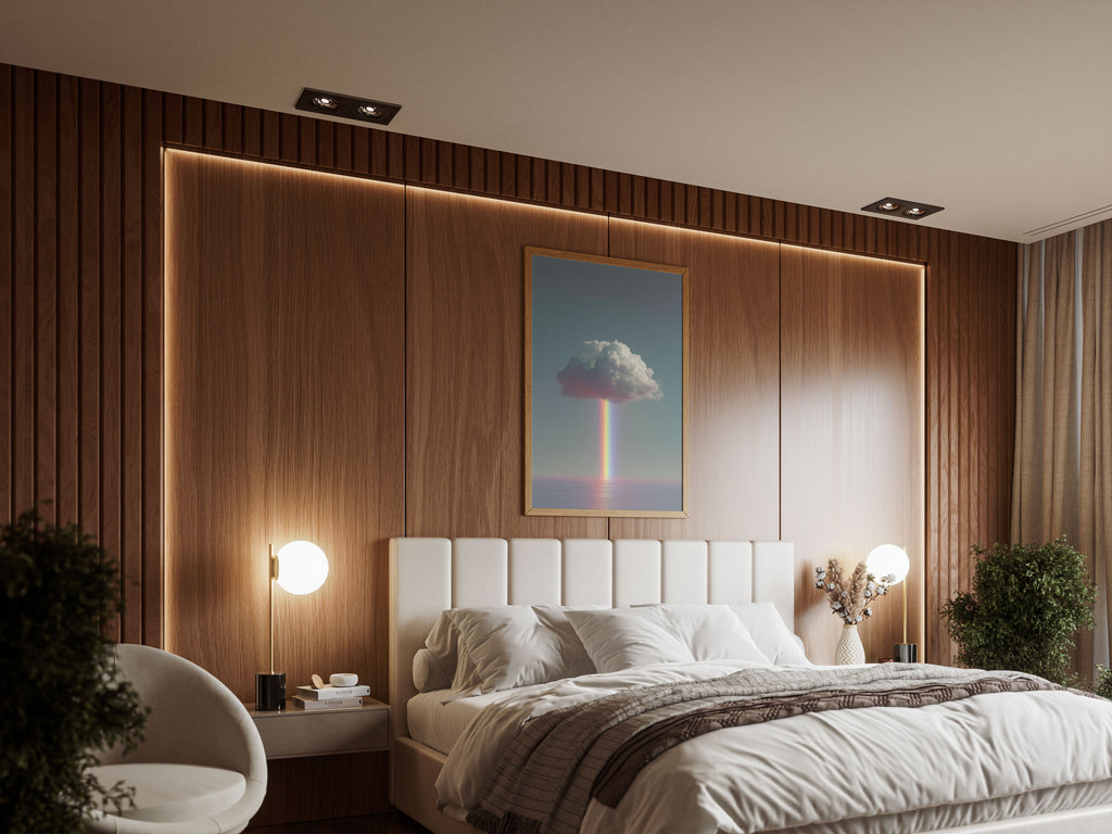 Rainbow Cloud Art Print - Surreal Sky Wall Art