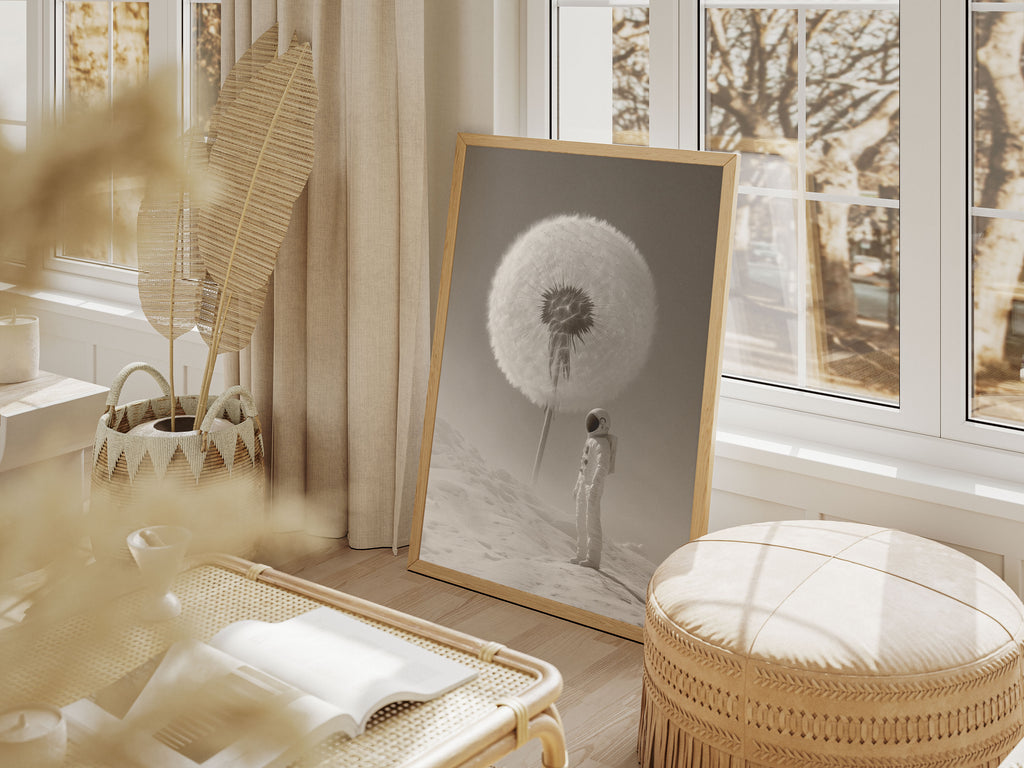 Astronaut Art Print - Surreal Sci-Fi Wall Art
