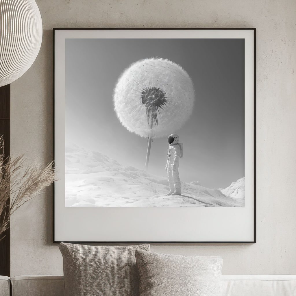 Astronaut Art Print - Surreal Sci-Fi Wall Art