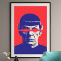 Spock Art Print - Star Trek Pop Art - Vulcan Portrait