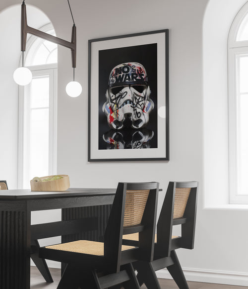 Graffiti Stormtrooper Art Print - No Wars - Star Wars