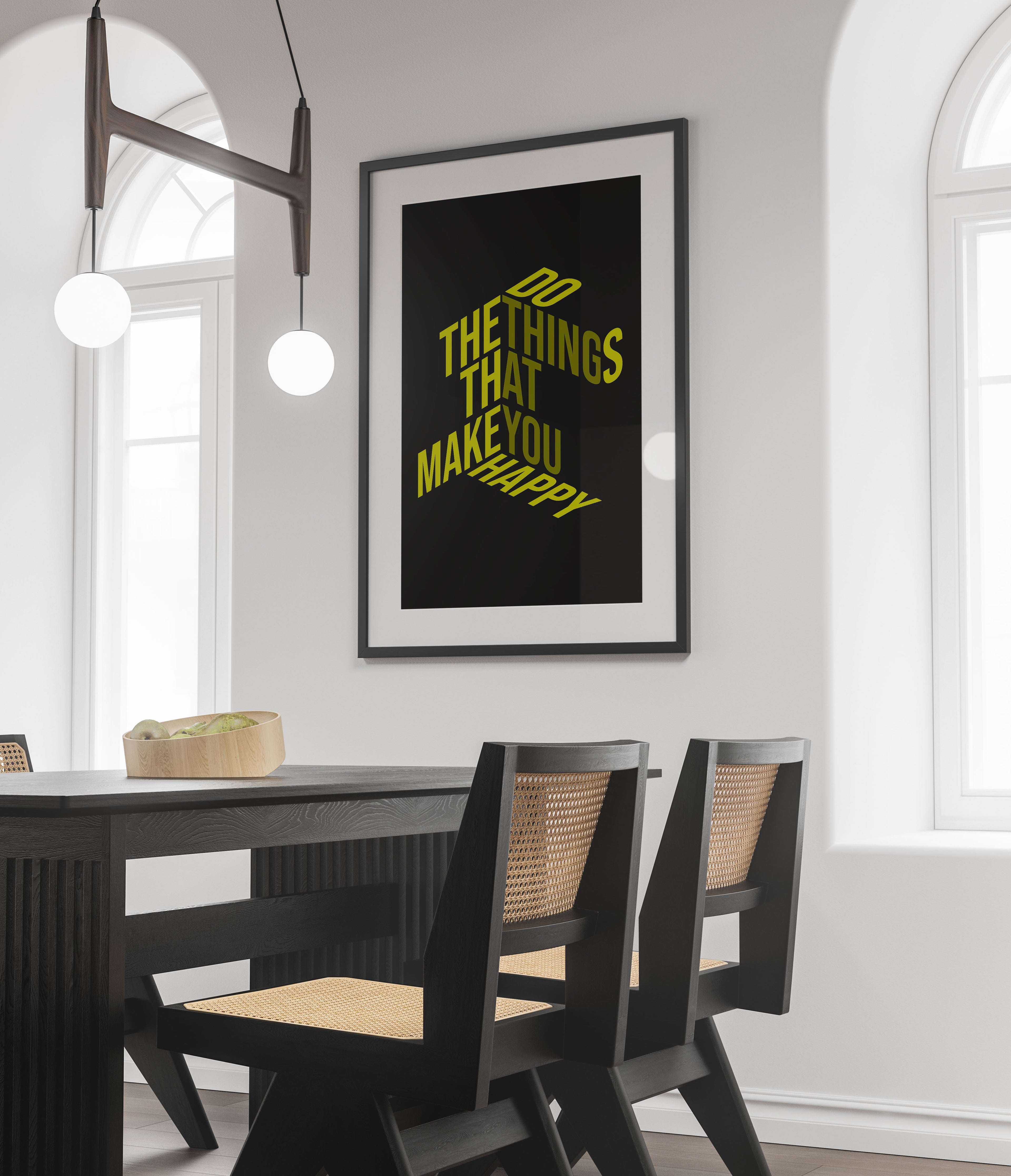 Do What Makes You Happy - Motivational Quote Print