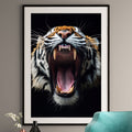 Tiger Art Print - Close-Up Portrait - Wildlife Wall Art