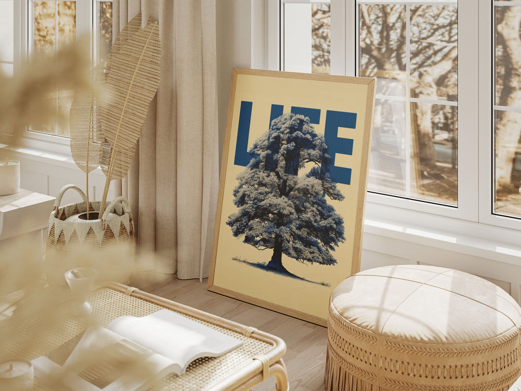 Tree of Life Art Print - Modern Botanical Wall Decor