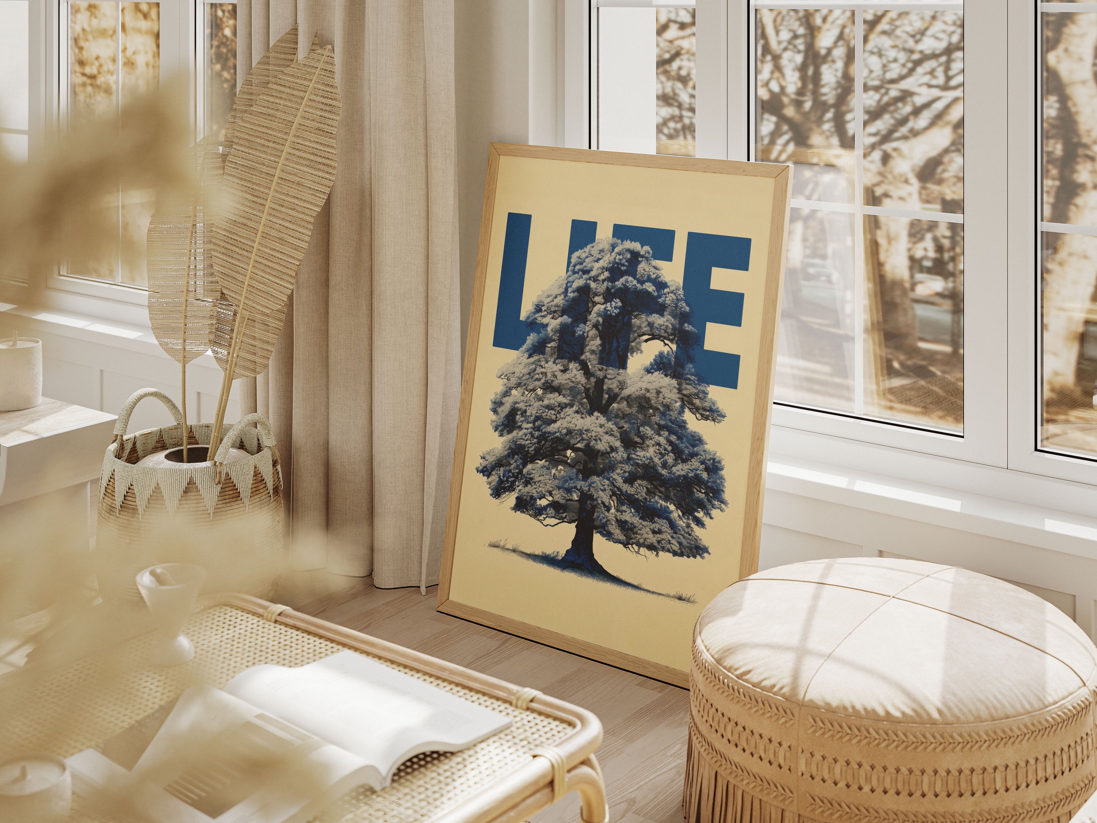 Tree of Life Art Print - Modern Botanical Wall Decor
