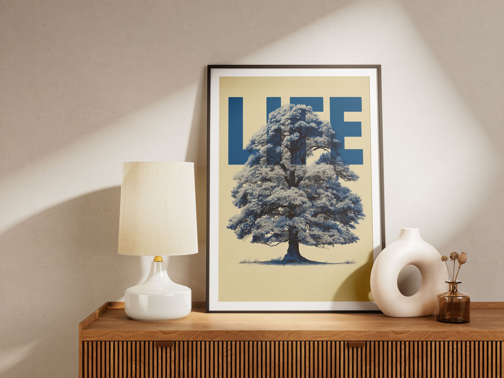Tree of Life Art Print - Modern Botanical Wall Decor