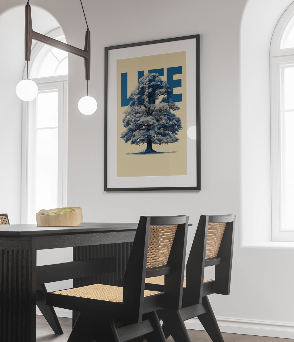 Tree of Life Art Print - Modern Botanical Wall Decor