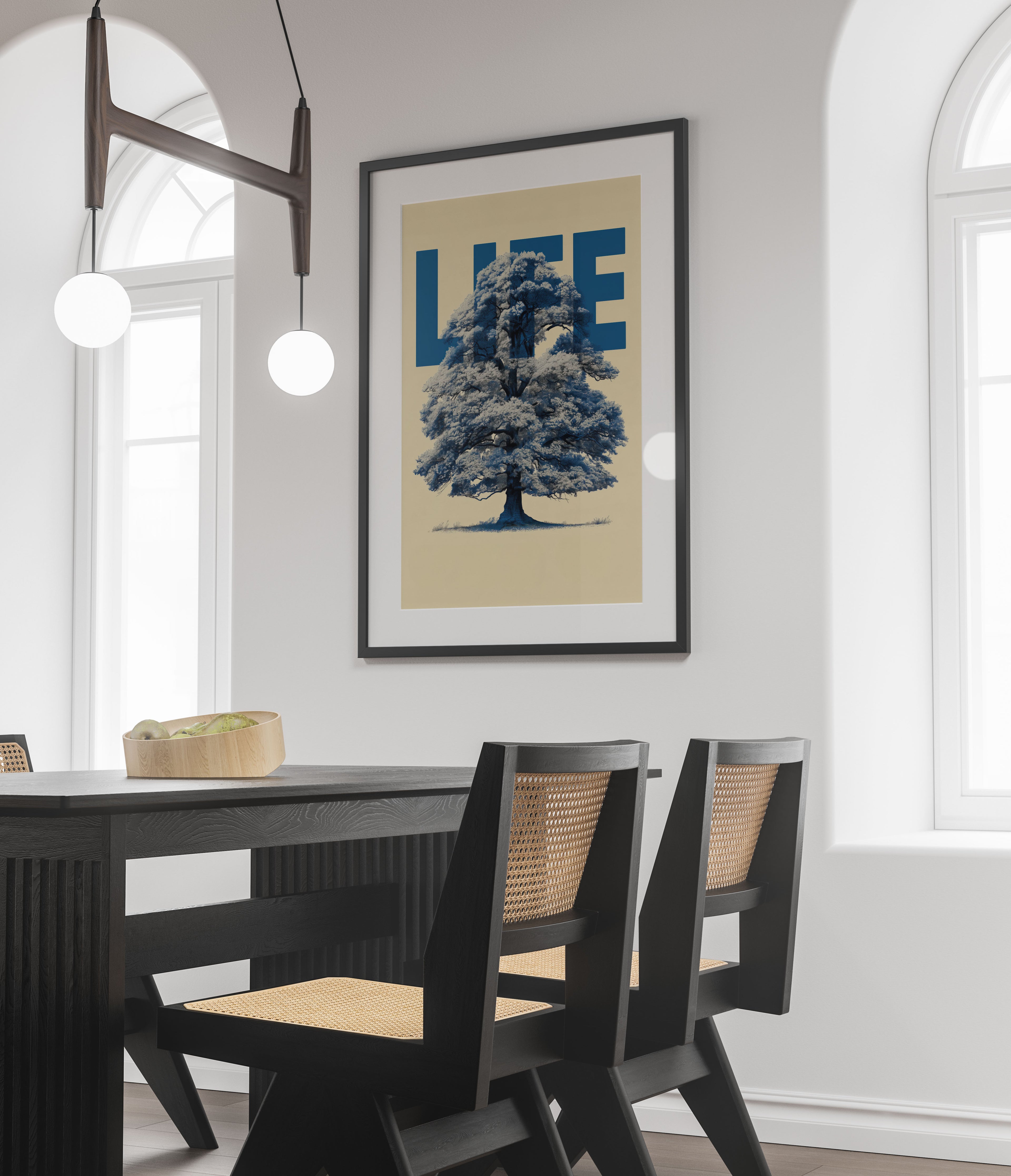 Tree of Life Art Print - Modern Botanical Wall Decor