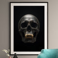 Vampire Skull Art Print - Gothic Wall Art - Dark Luxury Home Decor