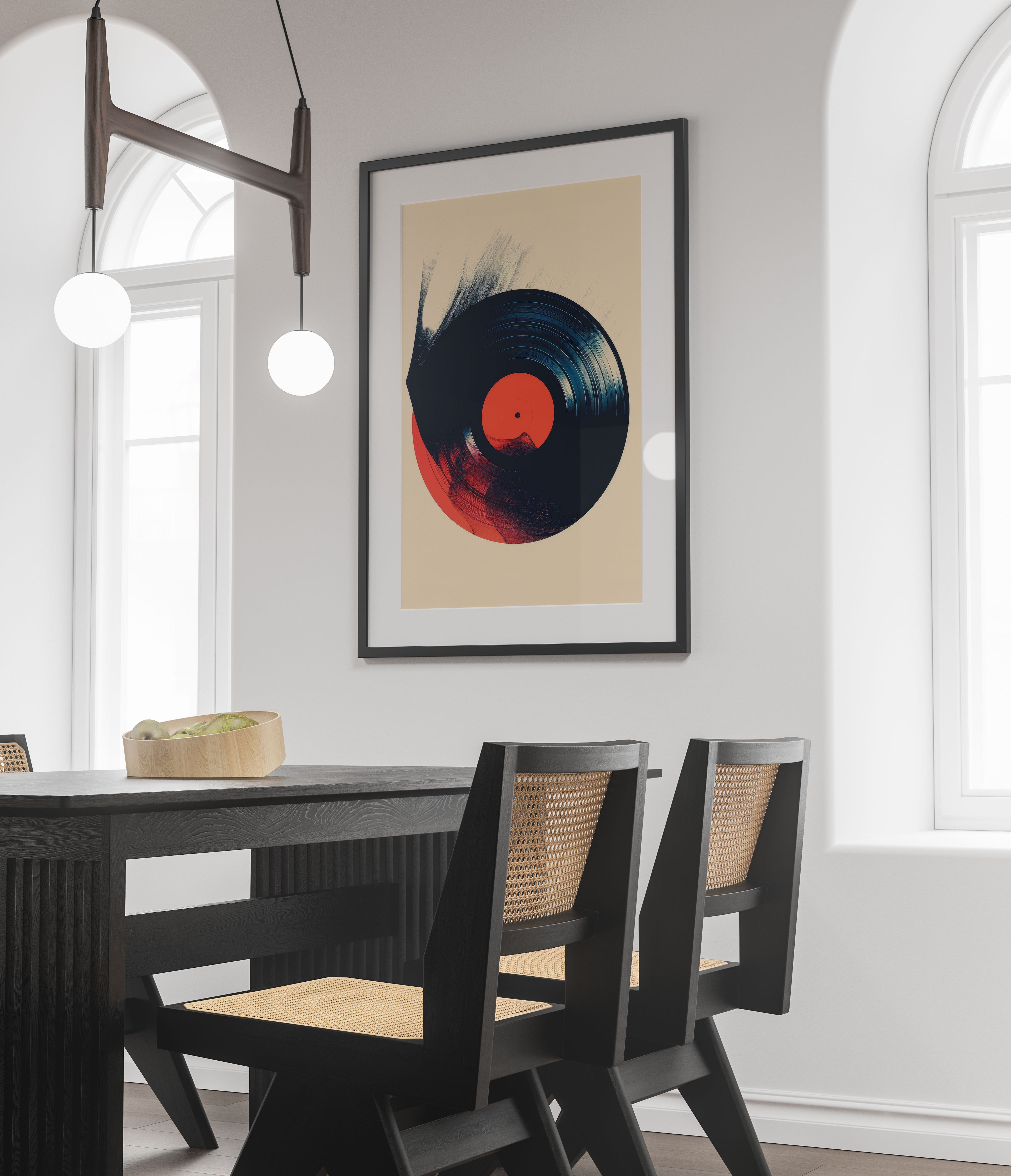 Vinyl Record Art Print - Contemporary Music Wall Art