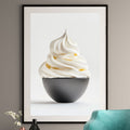 Whipped Cream Art Print - Kitchen Wall Art