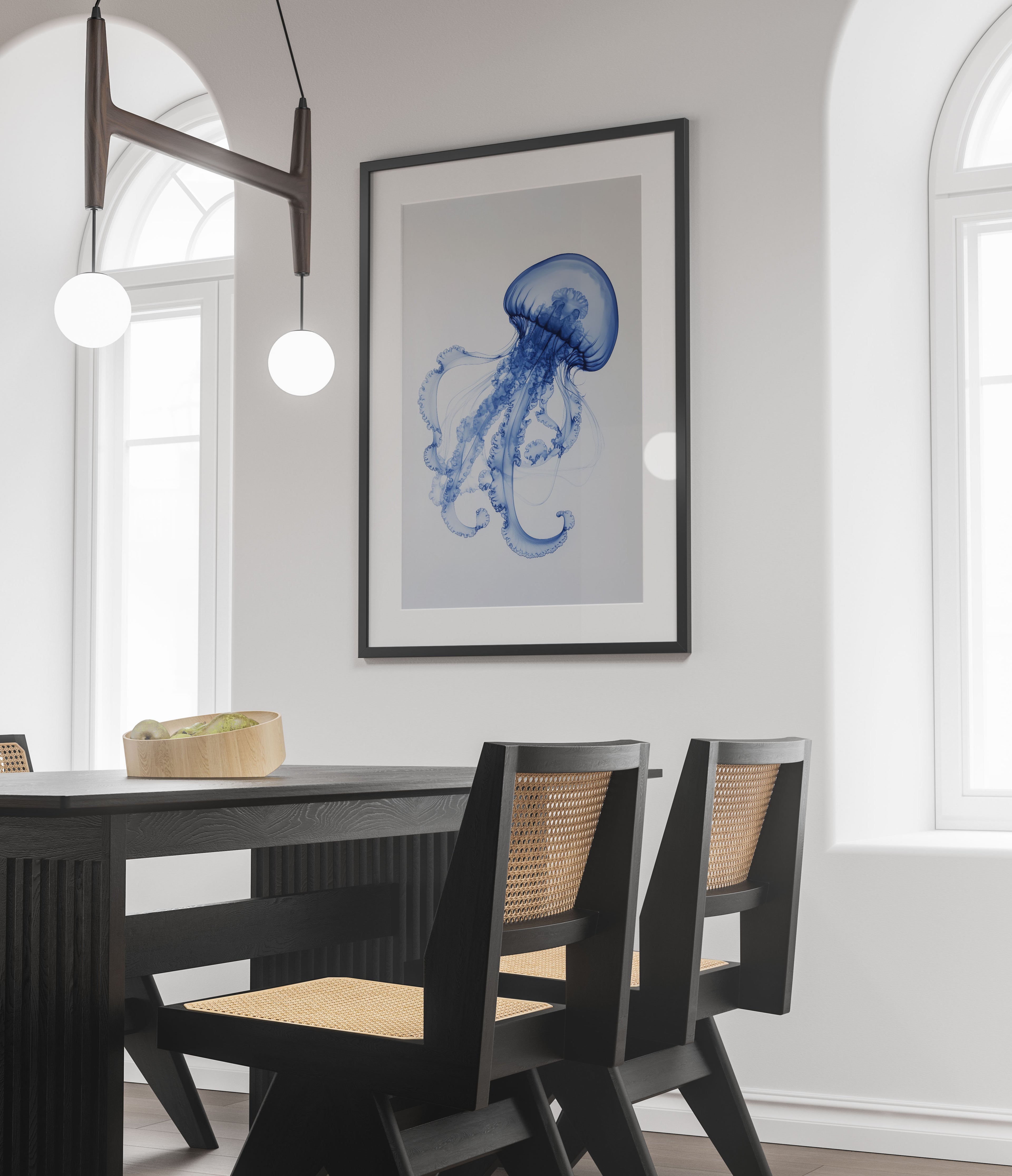 Jellyfish X-Ray Art Print - Ocean Wall Art