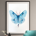 X-Ray Luna Moth Art Print - Ethereal Beauty - Insect Wall Art