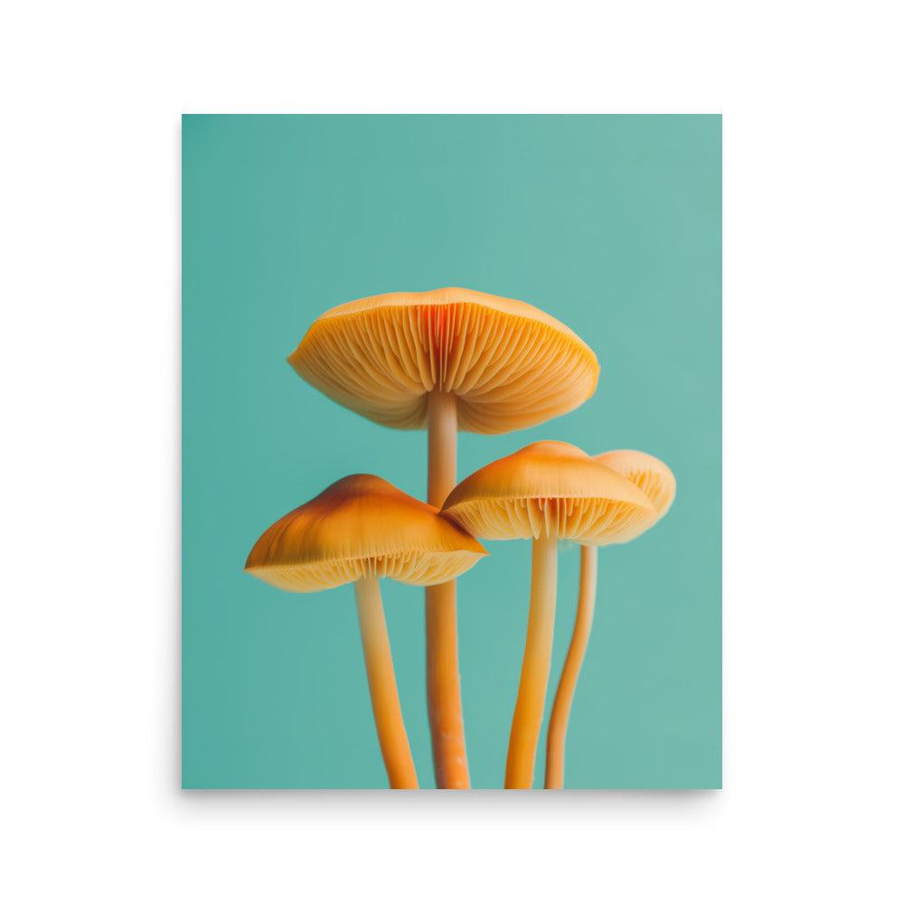 Mushroom Art Print - Enchanting Mushroom Medley Wall Art
