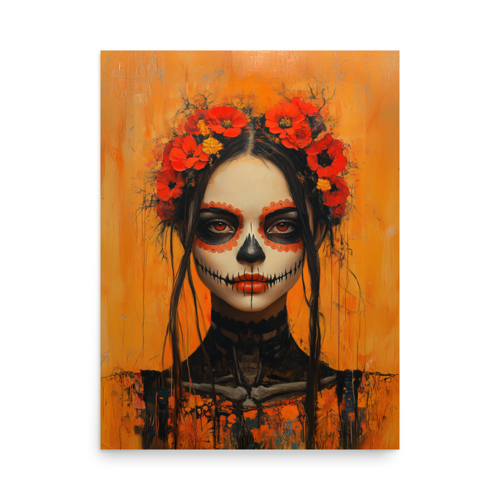 Captivating Calavera Beauty - Day of the Dead Portrait - Fine Art Print