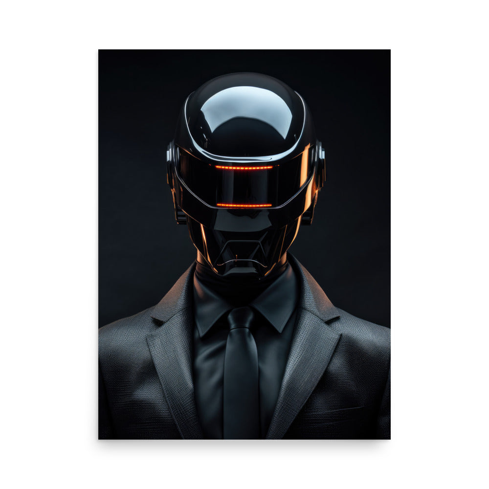 Daft Punk Art Print - Portrait - Electronic Music